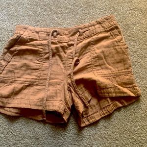 Brown old navy stretch shorts